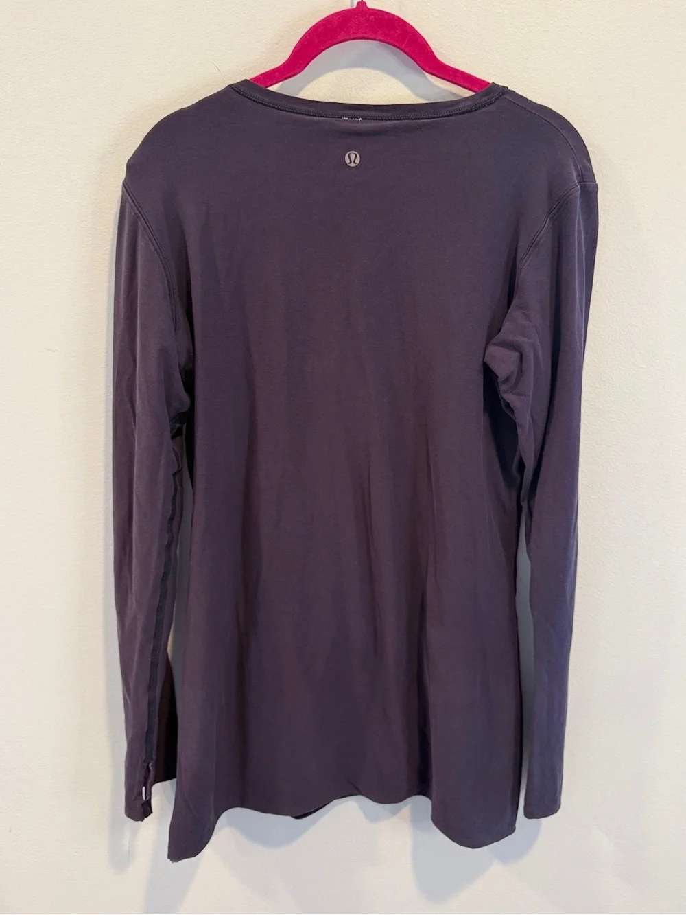 Lululemon Cabin Long Sleeve Tee in Purple Ombré Strip/Purple 12